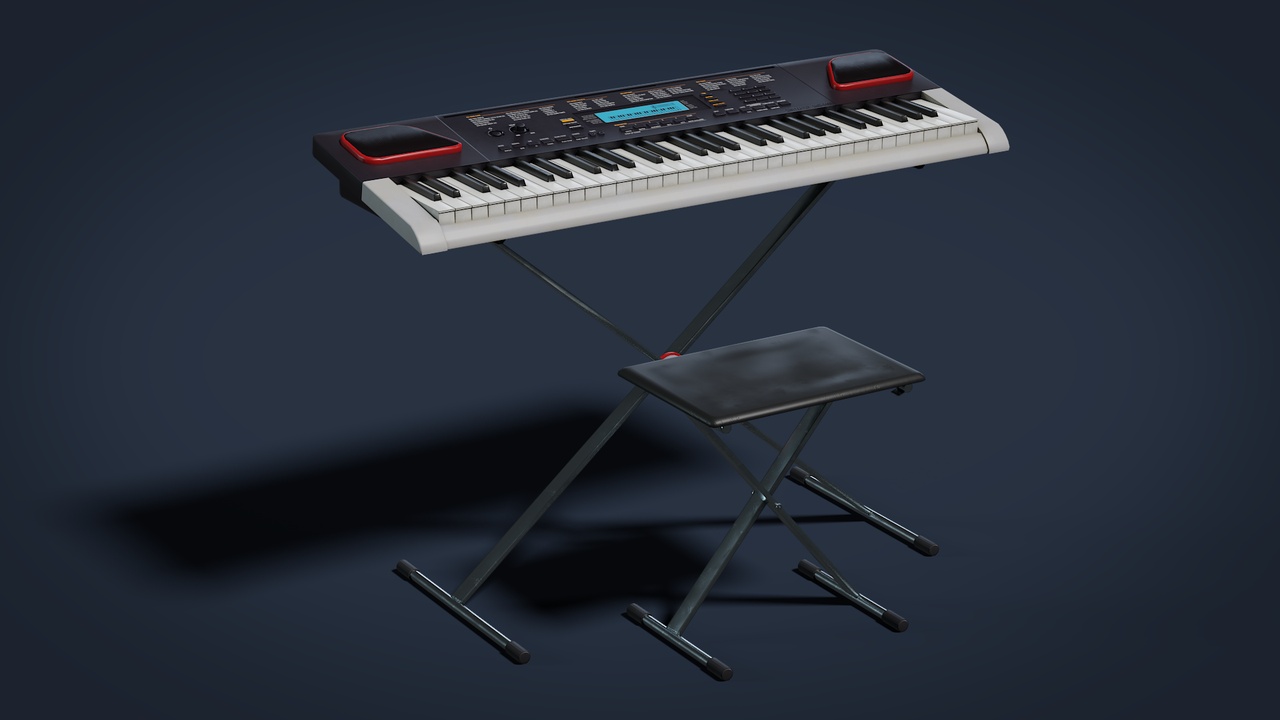 Media 1 for listing Synthesizer Piano Free 3D Model