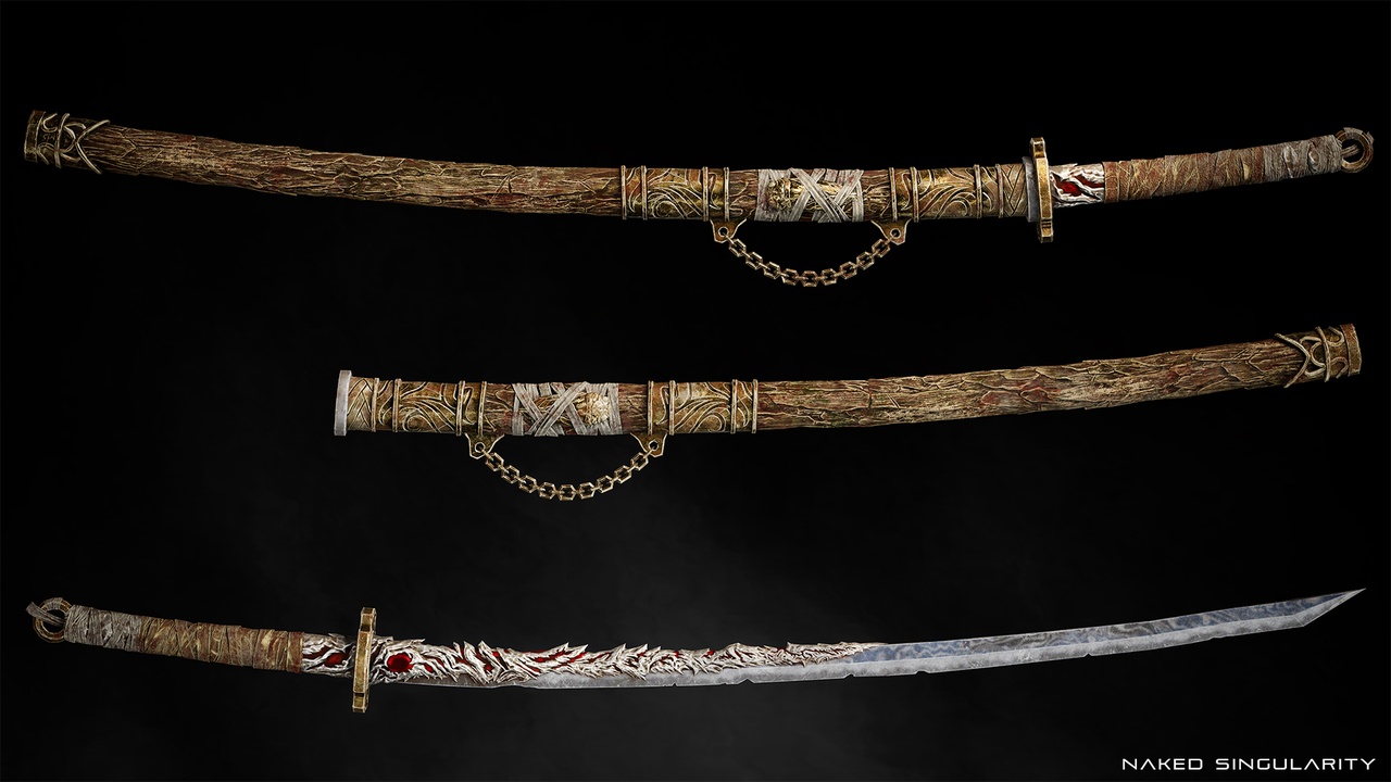 Media 1 for listing Youkai Katana - Japanese Fantasy swords.