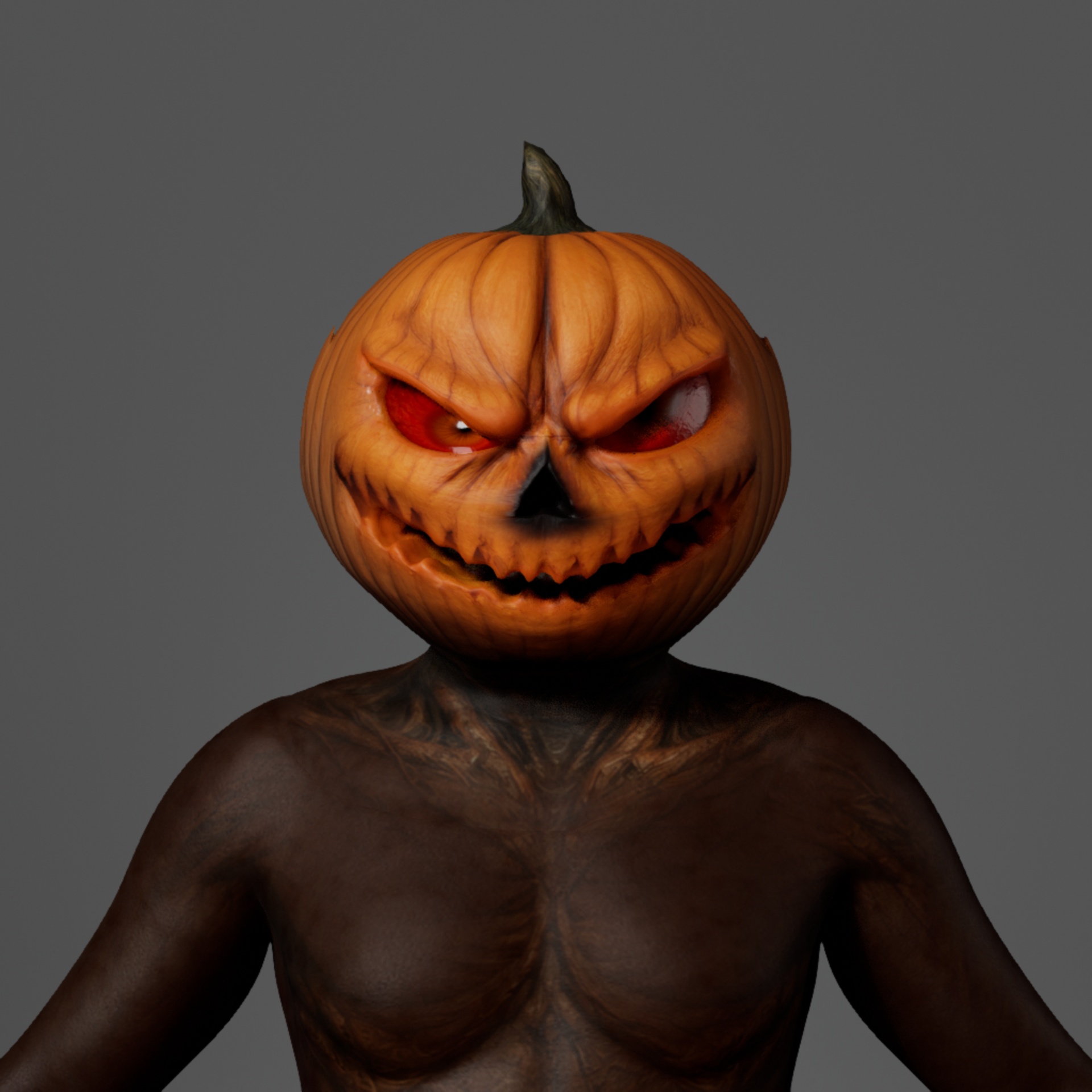 Media 1 for listing Metahuman Jack O Lantern Character