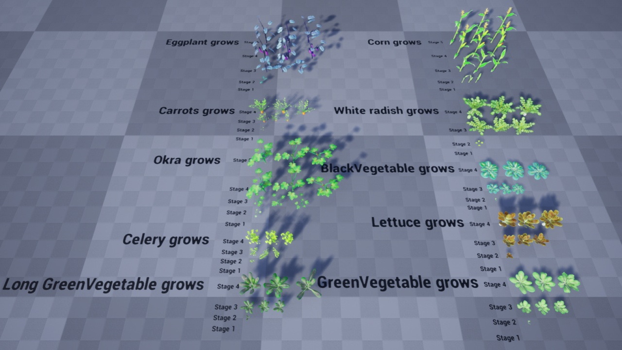 Media 1 for listing Cartoon Vegetable pack