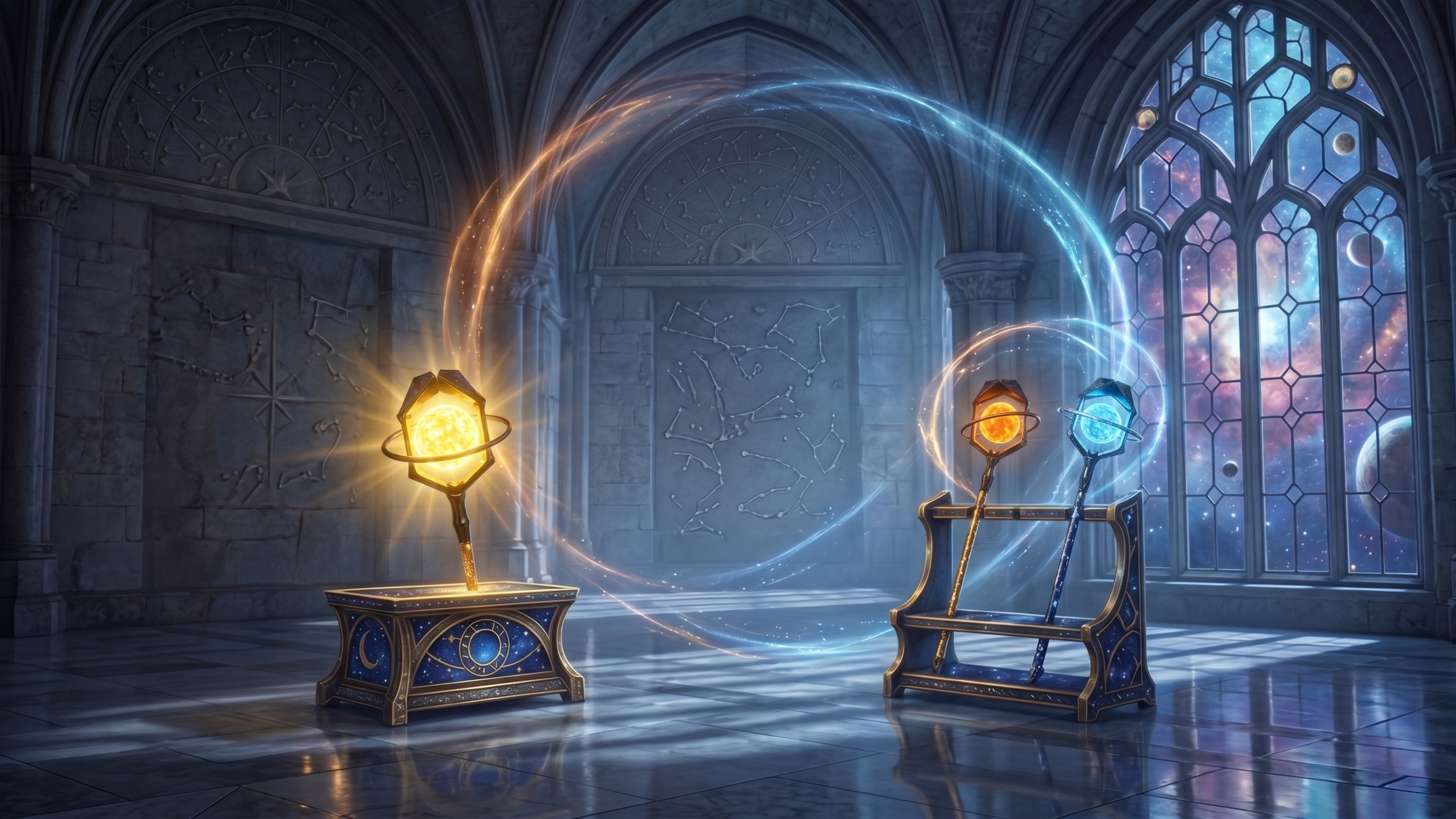 Media 1 for listing Fantasy Magic Staff Astralyn - 3 Skins PBR Game Ready