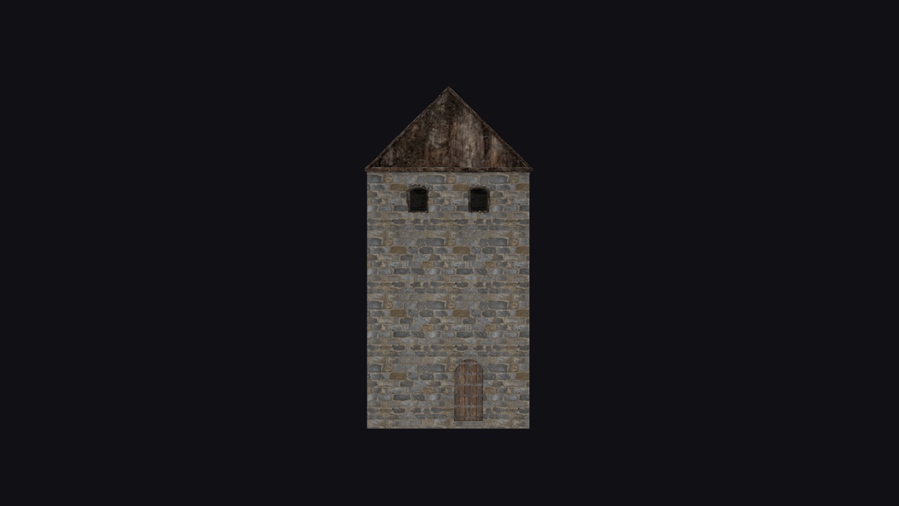 Media 1 for listing Medieval Watch Tower – Stone Variant 06 (2K PBR)