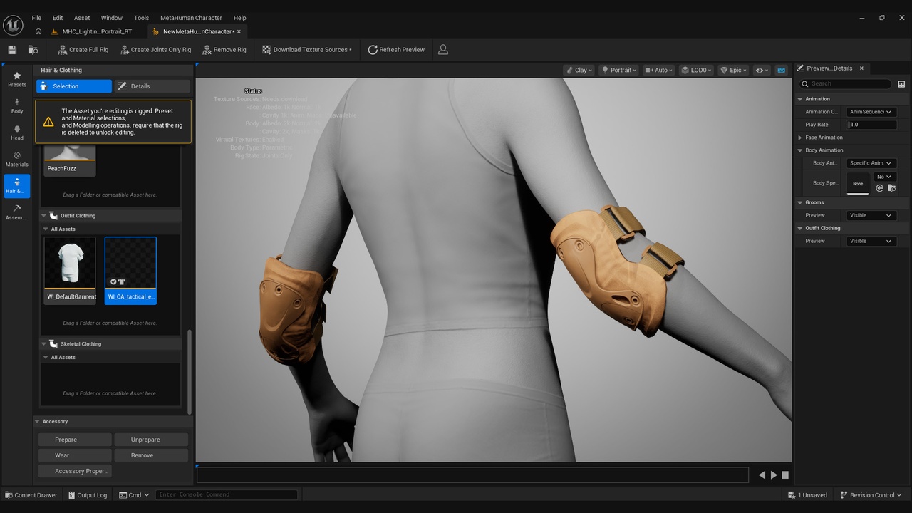 Media 1 for listing Elbow Pads Metahuman 17 - MHPKG