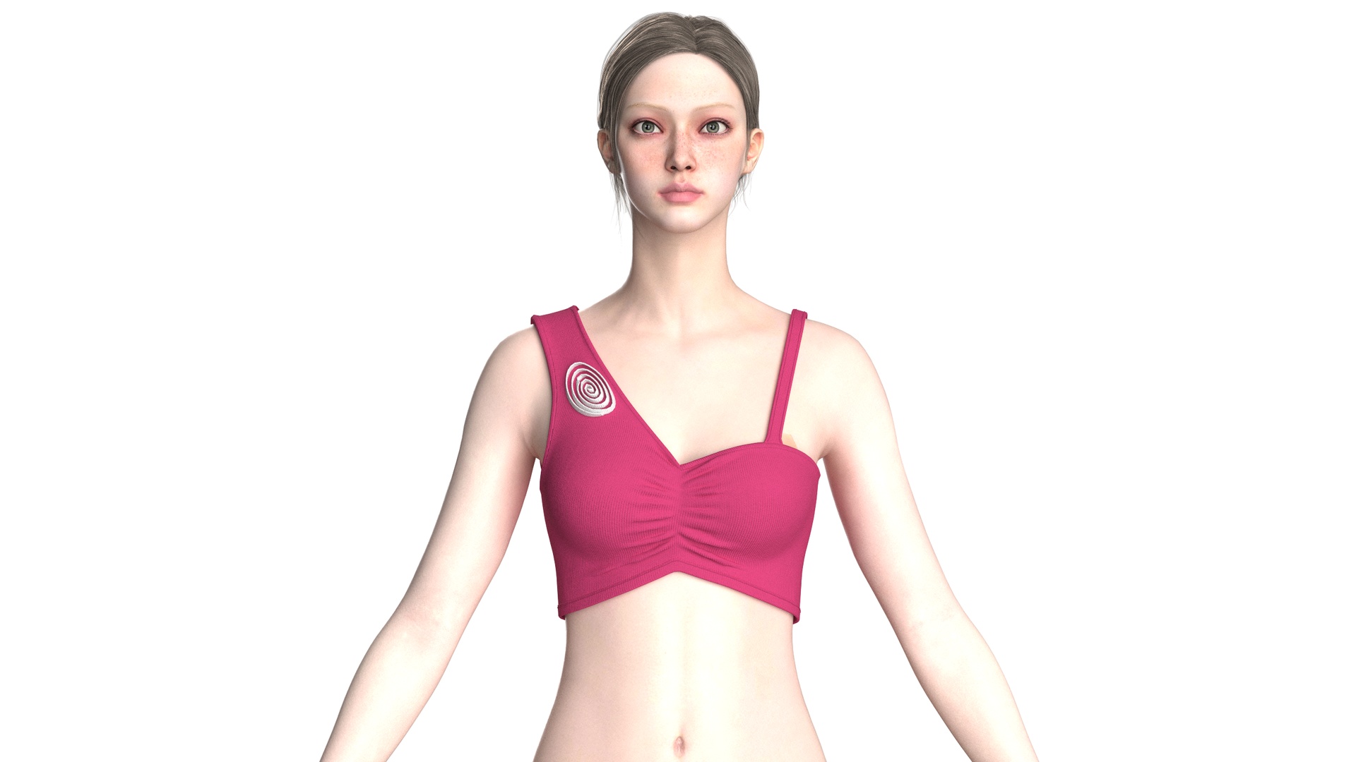 Media 1 for listing Girls Fashion Bralette Top V3 | High Poly