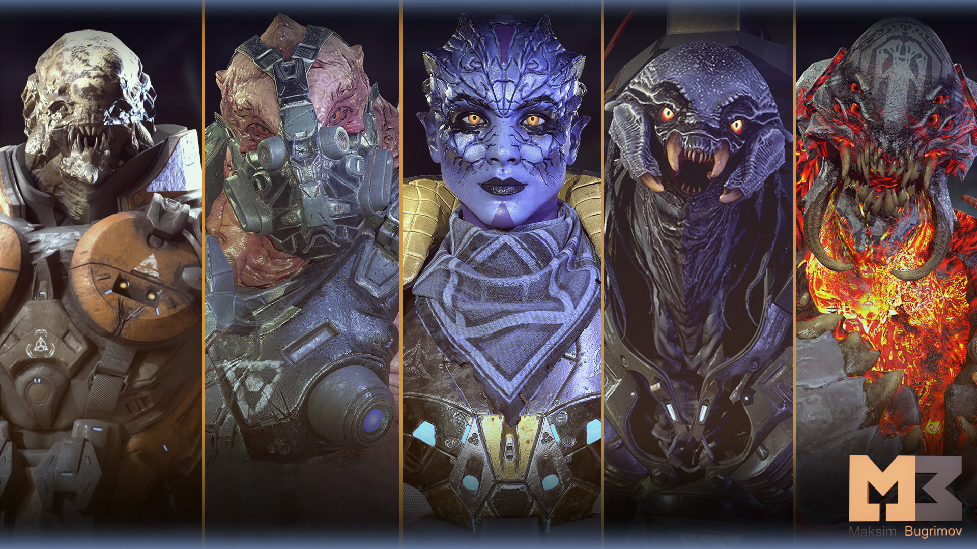 Aliens Warrior (Pack) | Fab