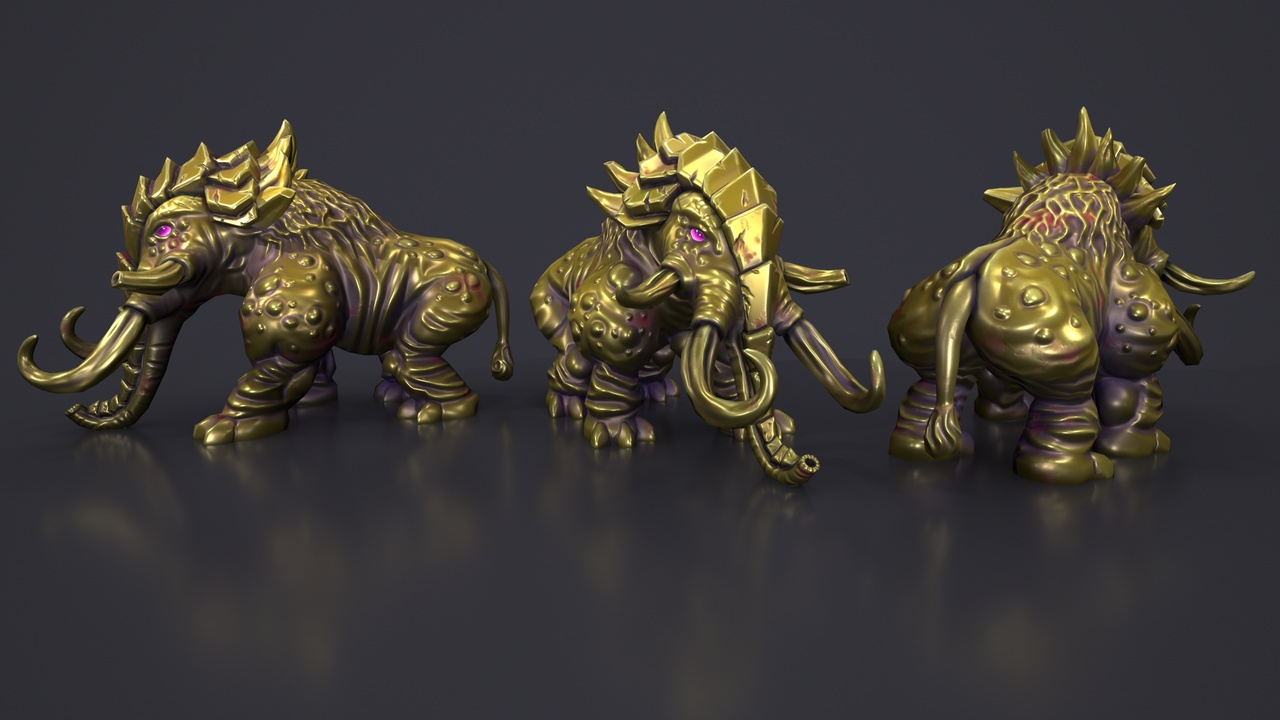 Media 1 for listing Statue Mammoth