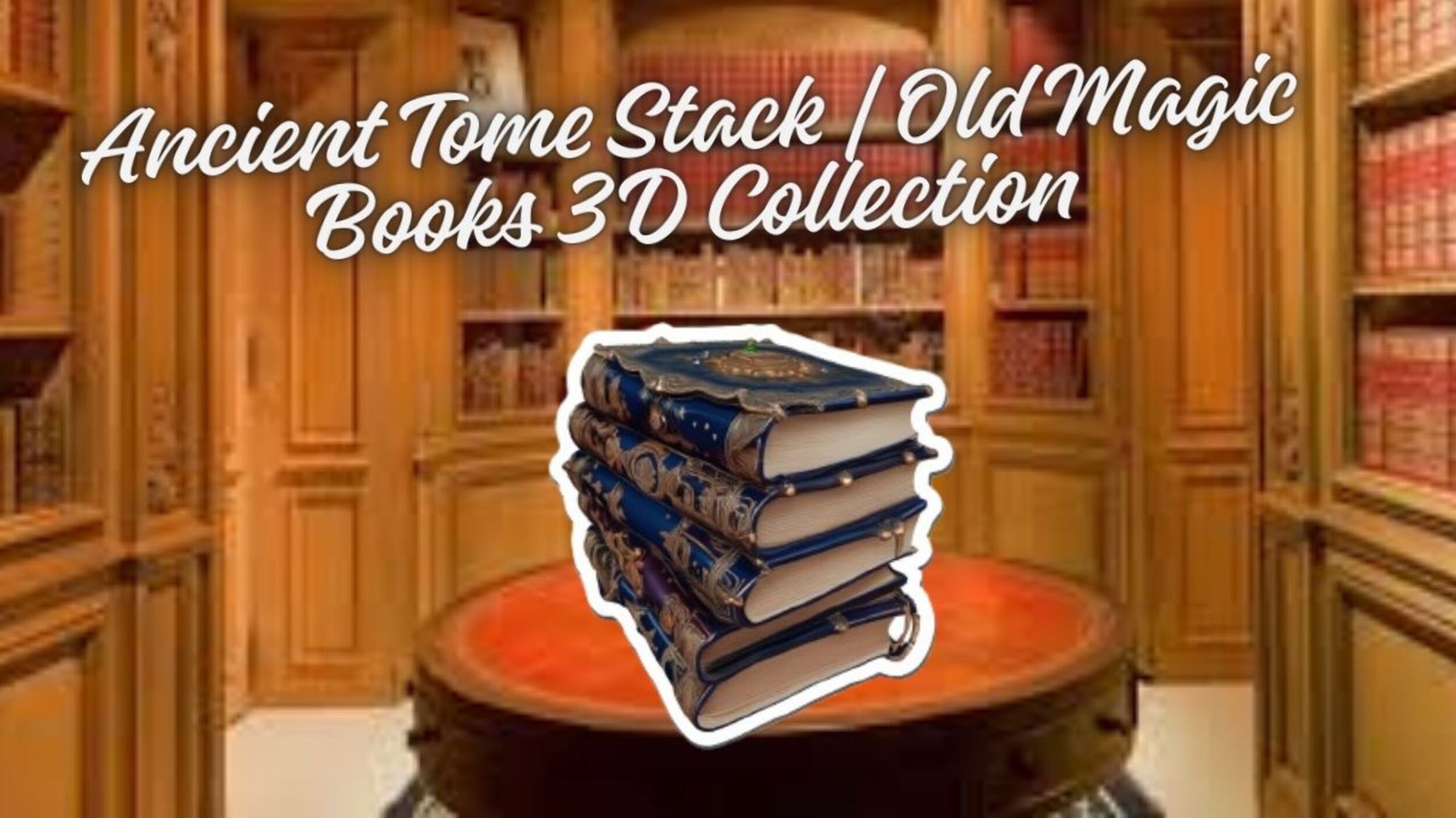 Ancient Tome Stack | Old Magic Books 3D Collection | Fab