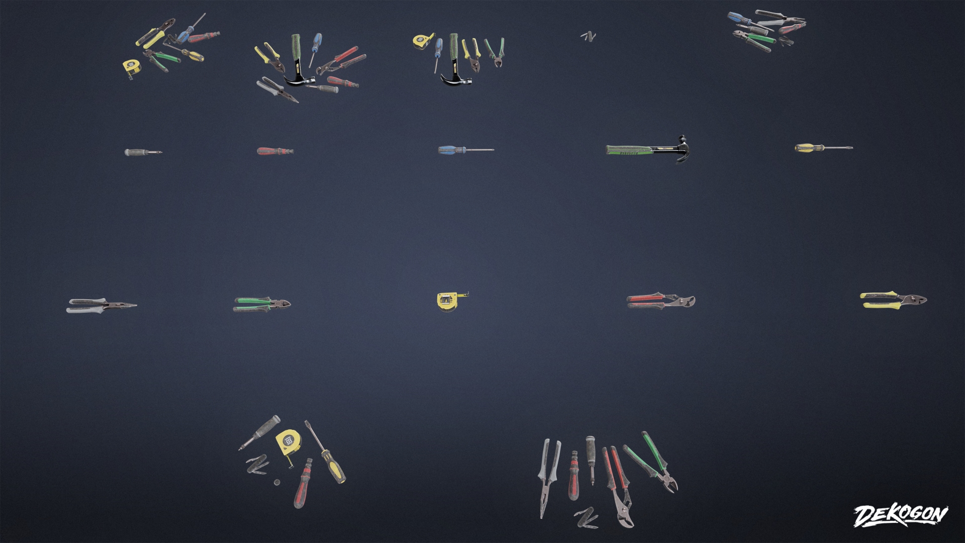 Jobsite - Tool Set - PBR Game Ready | Fab