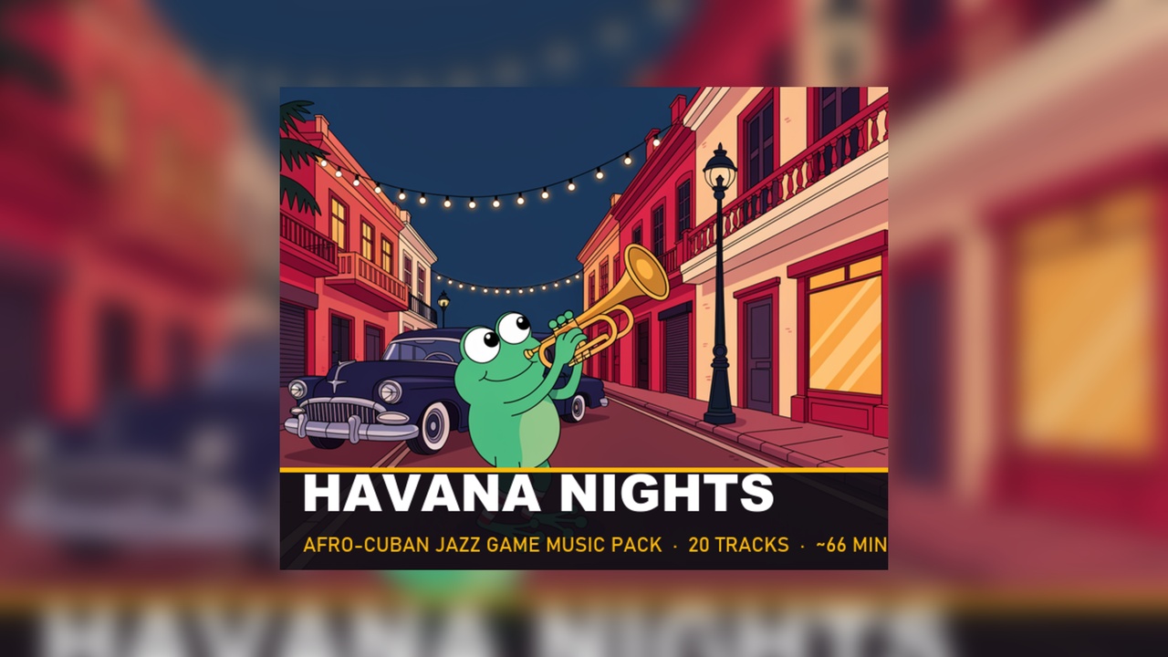 Media 1 for listing Havana Nights - Afro-Cuban Jazz Game Music Pack