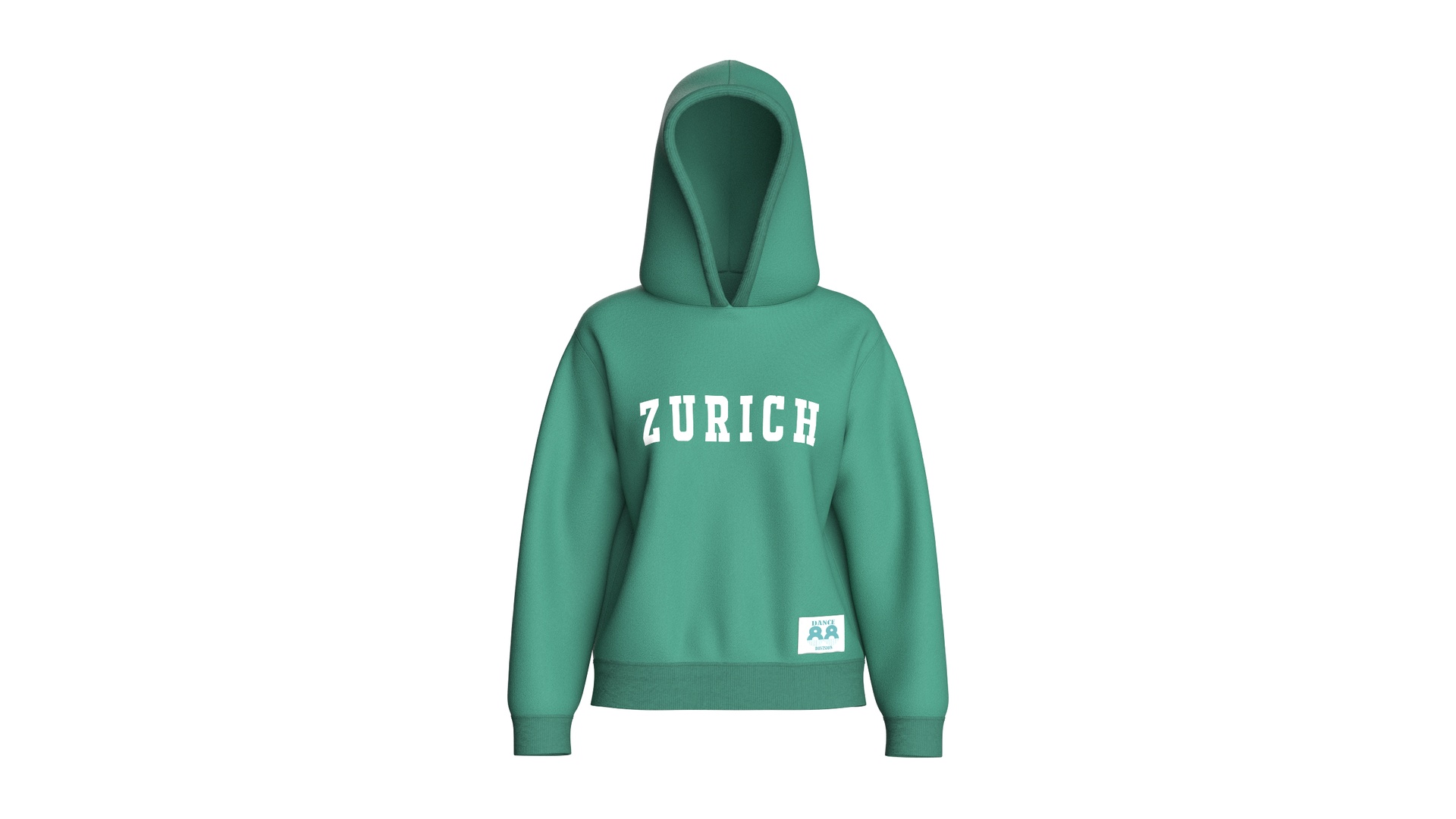 Media 1 for listing Girls Zurich Graphic Streetwear Hoodie | High Poly