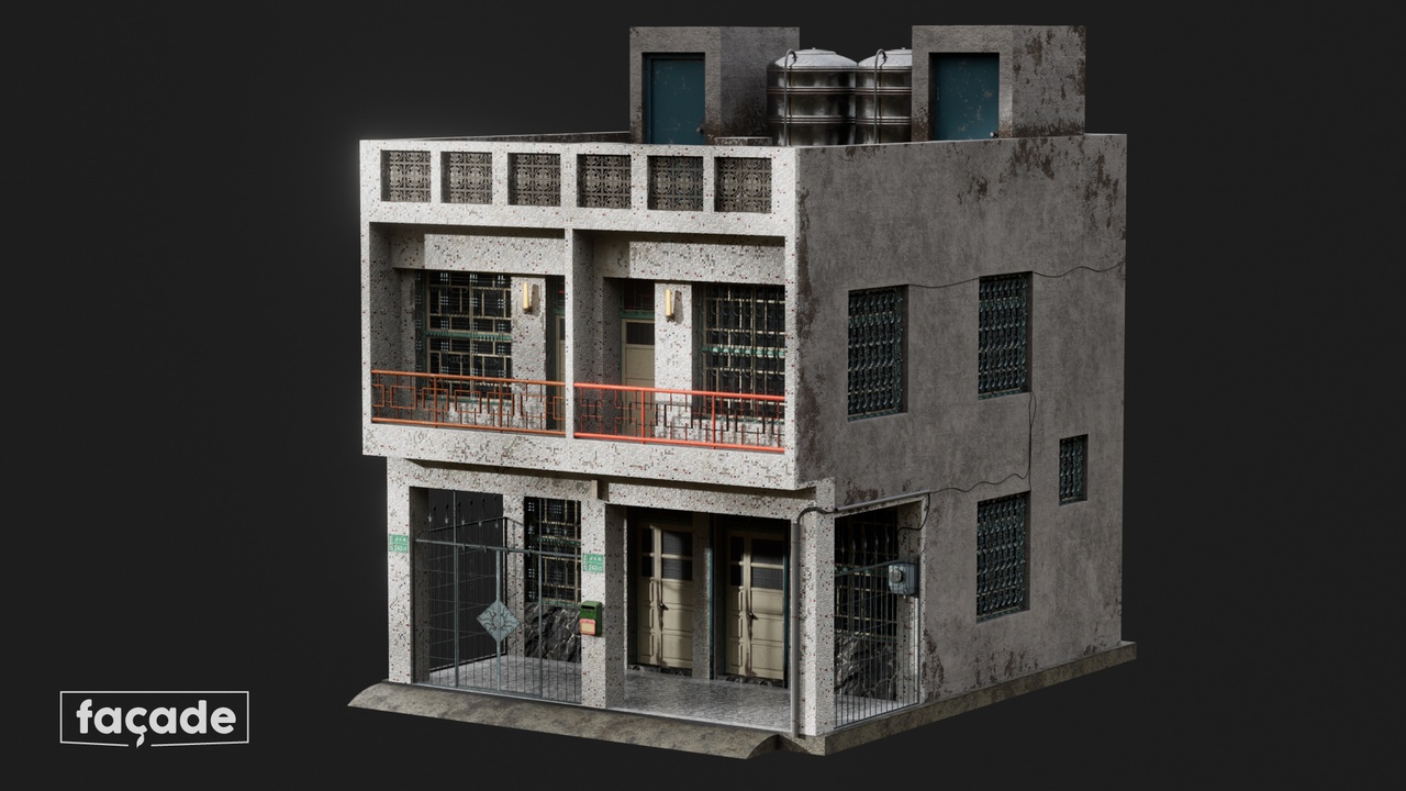 Media 1 for listing Authentic Taiwan - A 1950s Ceramic Tile Facade - Q251125U