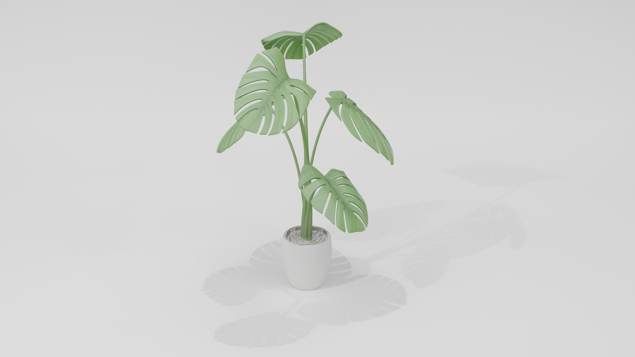 Media 1 for listing Tree Branch 3D Model – Low Poly Nature Asset
