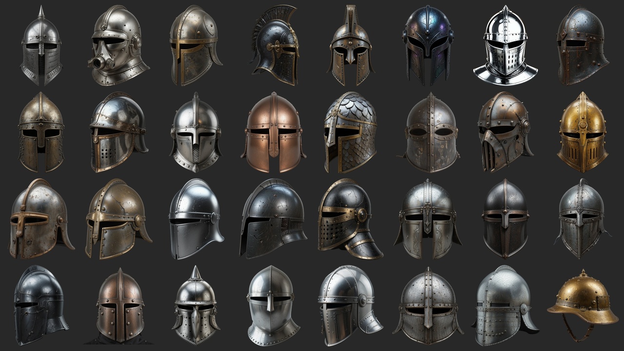 Media 1 for listing 168 Battle Helmets - Icons