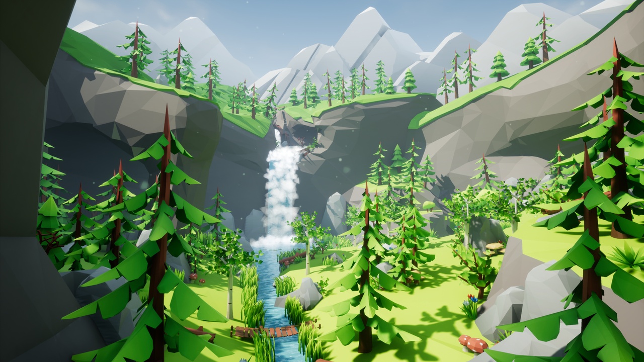 Media 1 for listing Lowpoly Style Forest Pack