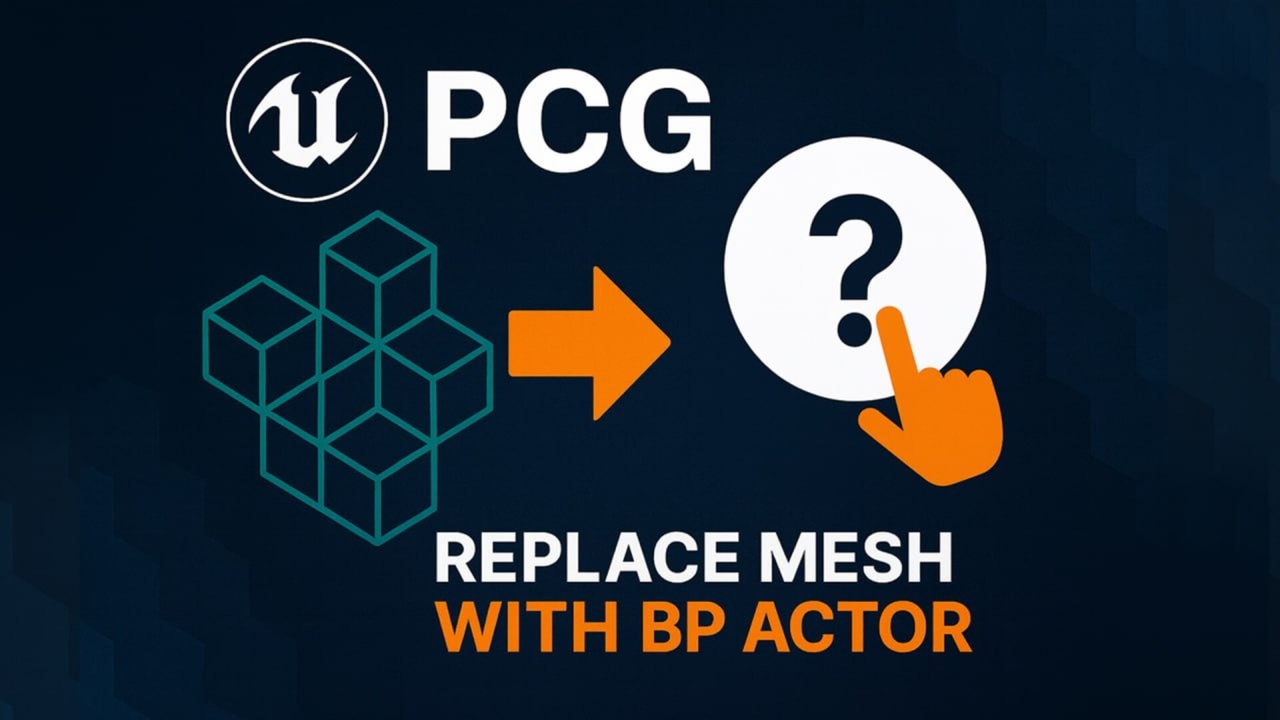 Media 1 for listing PCG Actor Replacer: Mesh to BP Spawner