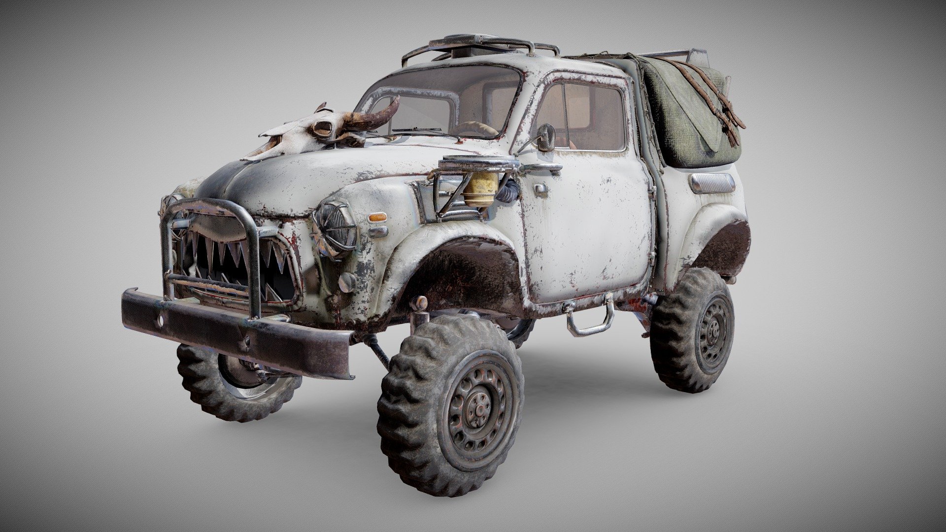 Post Apocalypse Battle Car SUV | Fab