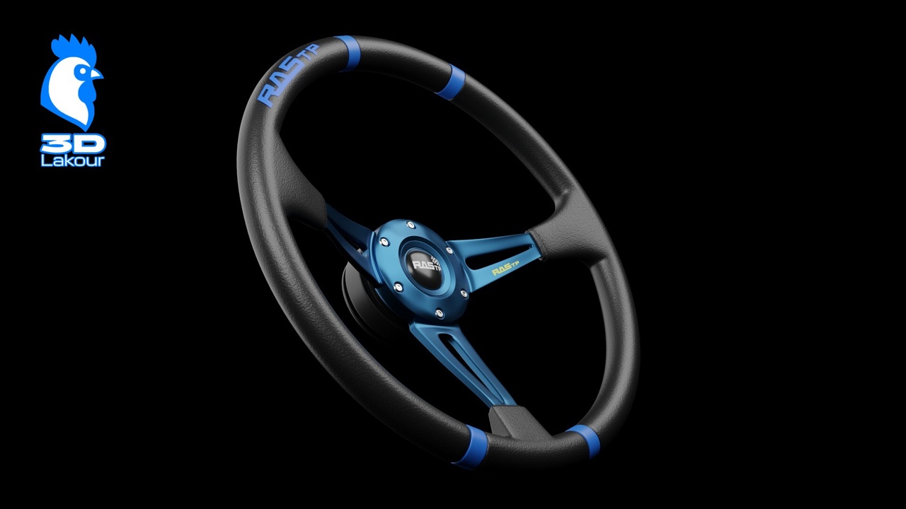 Media 1 for listing Steering Wheel - Performance Automotive| LOW POLY ASSET | Sim Ready