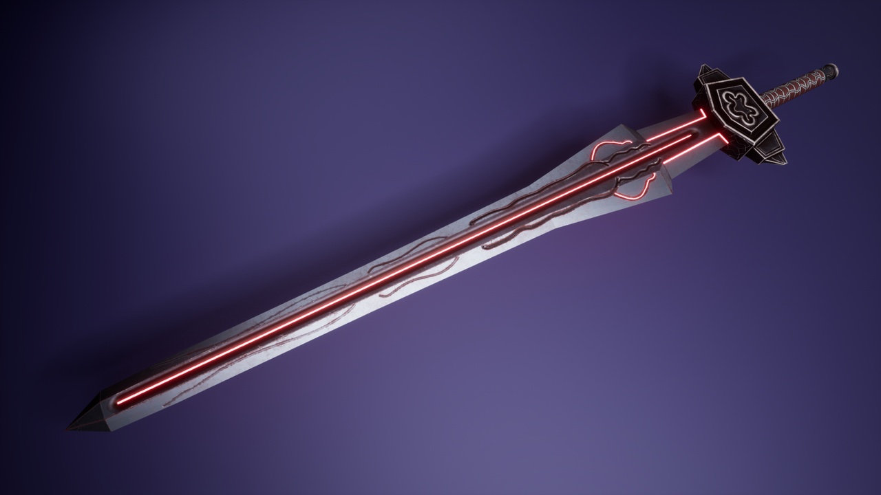 Sci-Fi Short Sword | Fab