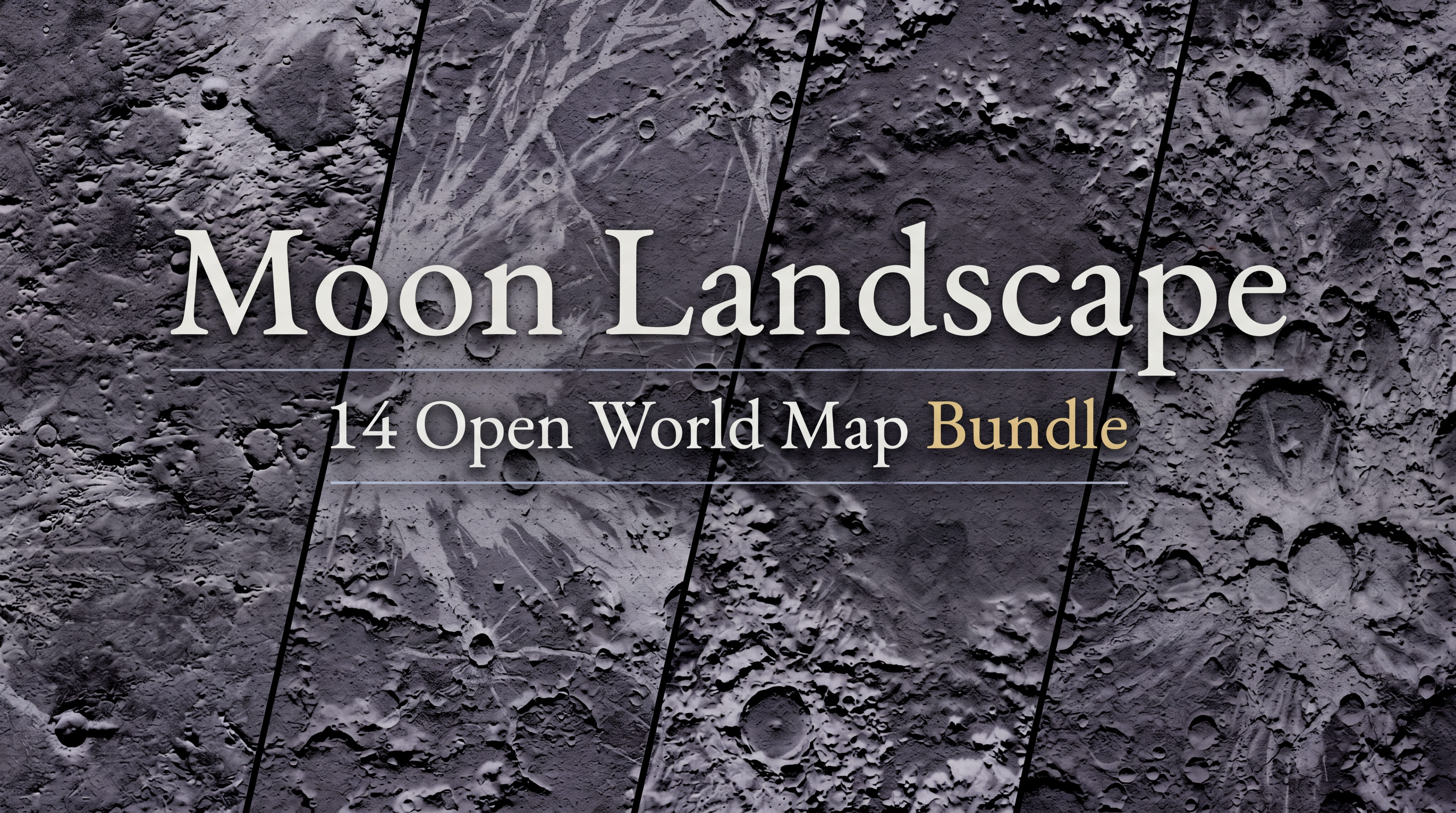 Moon Environment Bundle: 14 Open World Lunar Landscapes | Fab