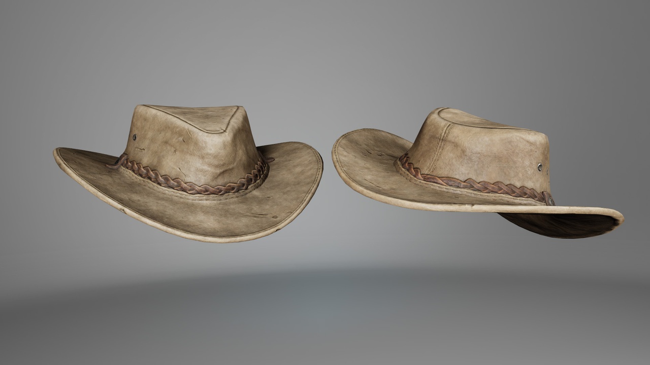 Media 1 for listing Cowboy hat – MetaHuman Outfit | UE5