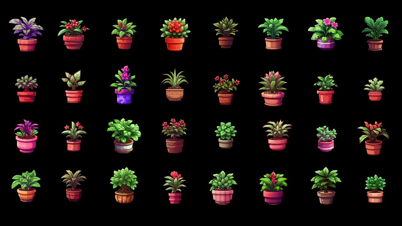 Media 1 for listing Pixel Bonsai - Icons