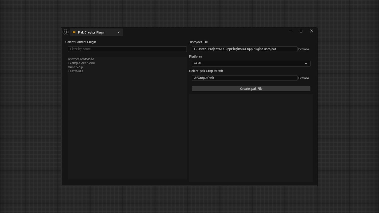 Media 1 for listing Pak Creator Plugin
