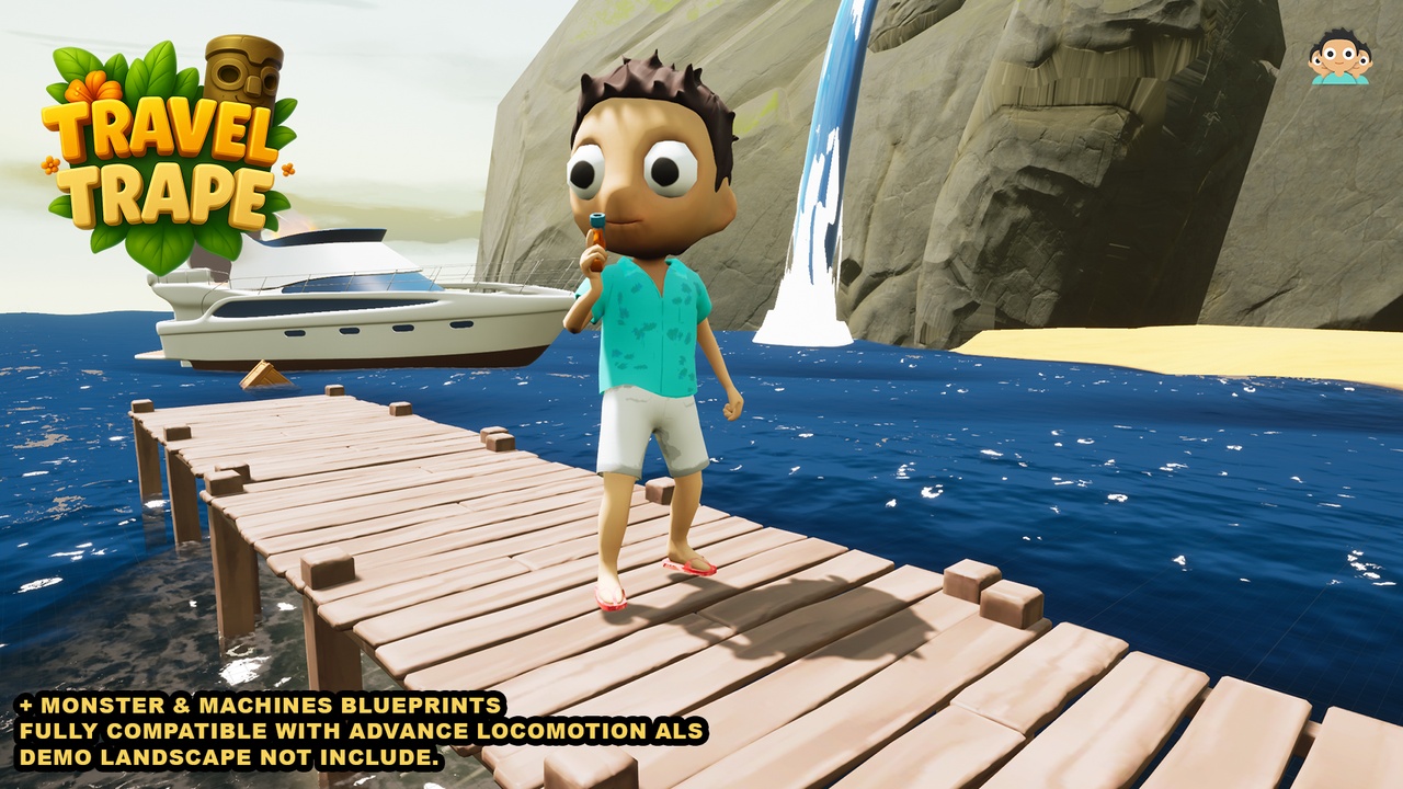 Stylized Character + gift's All rigged | Fab