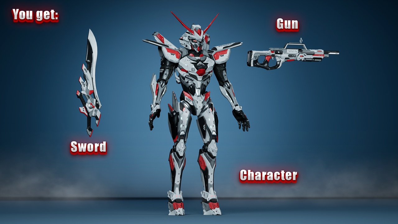 Media 1 for listing Sci-Fi Mecha - Gundam