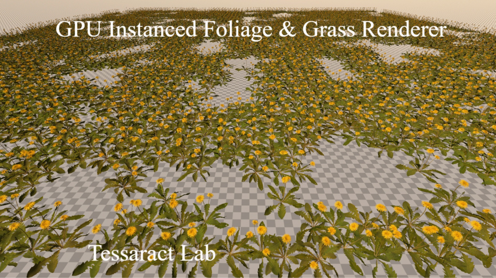 Media 1 for listing GPU Instanced Foliage & Grass Renderer