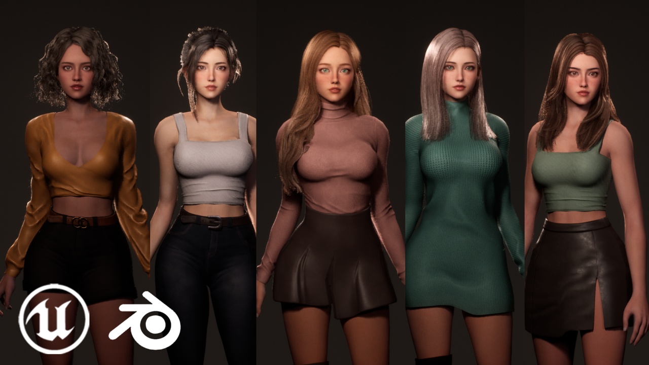 Media 1 for listing Modern Girls Bundle