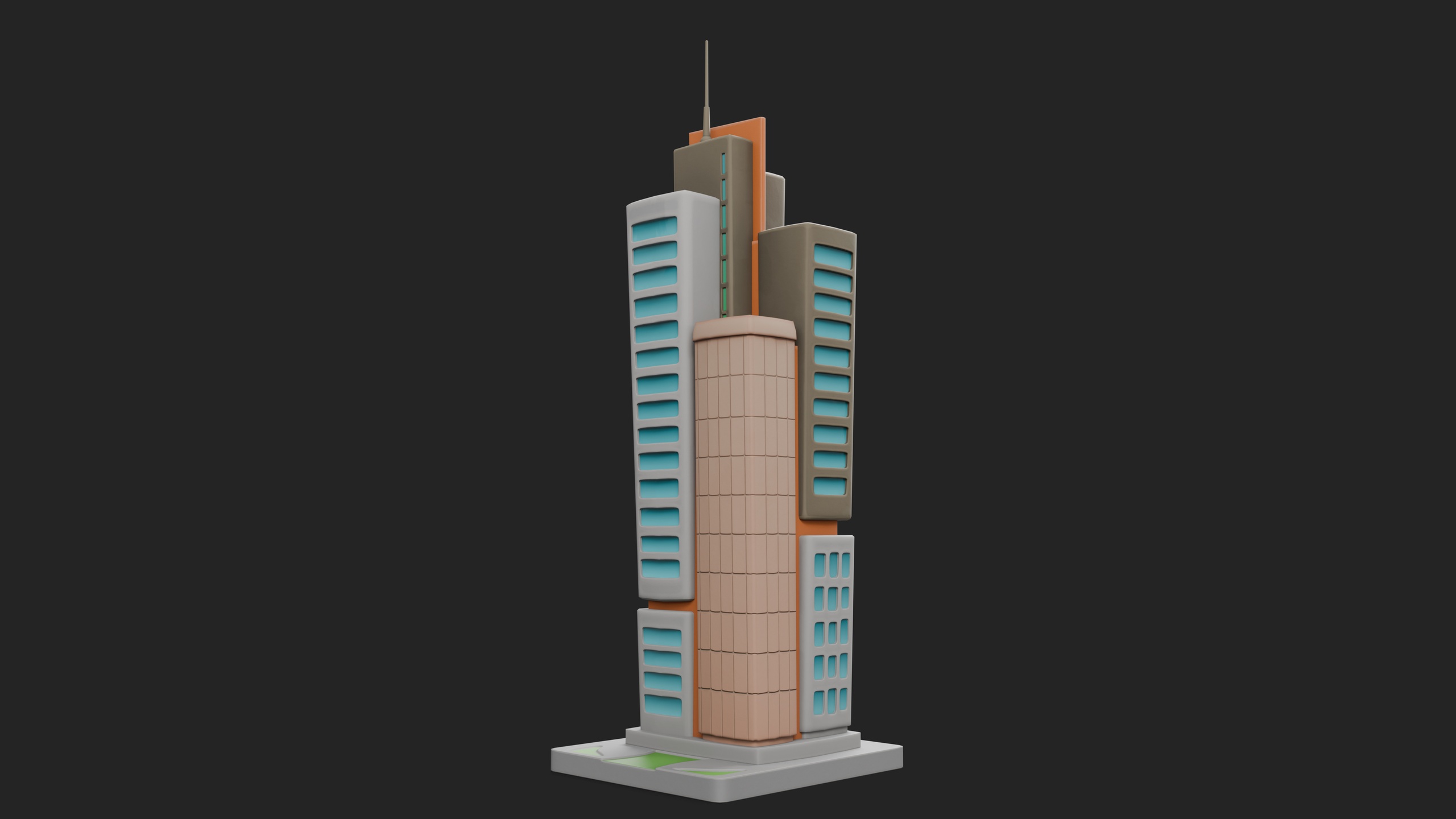 Media 1 for listing Stylized Building 01