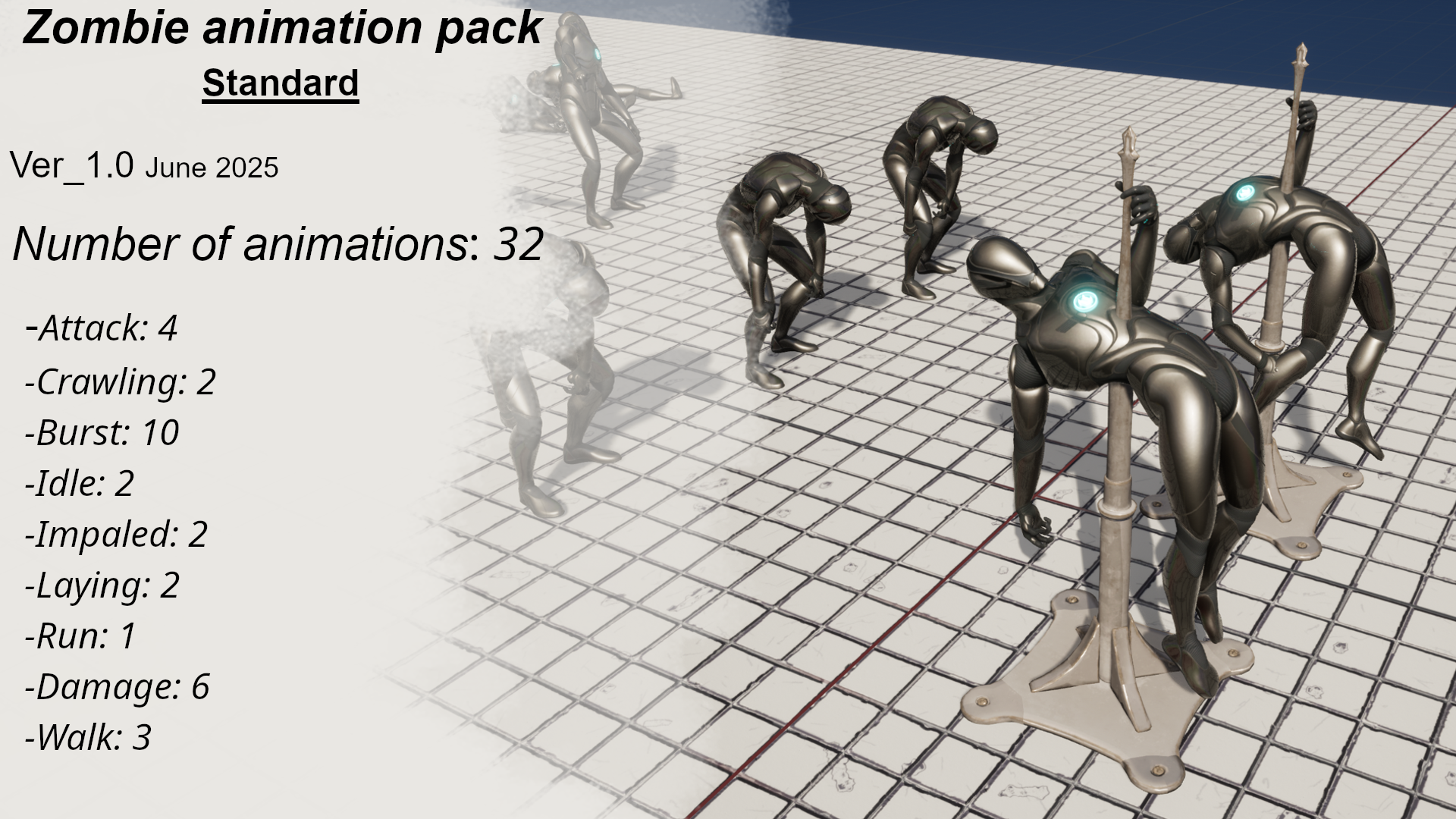 Zombie Animation Pack: Standard | Fab