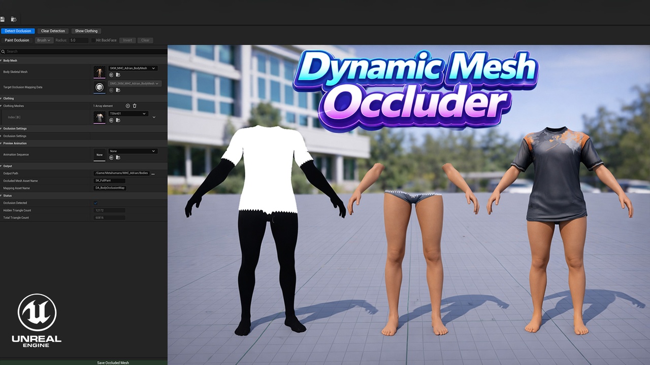 Media 1 for listing Dynamic Mesh Occluder