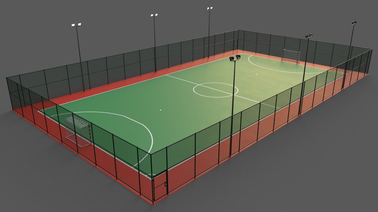 Media 1 for listing Modular Outdoor Soccer and Football Court PBR