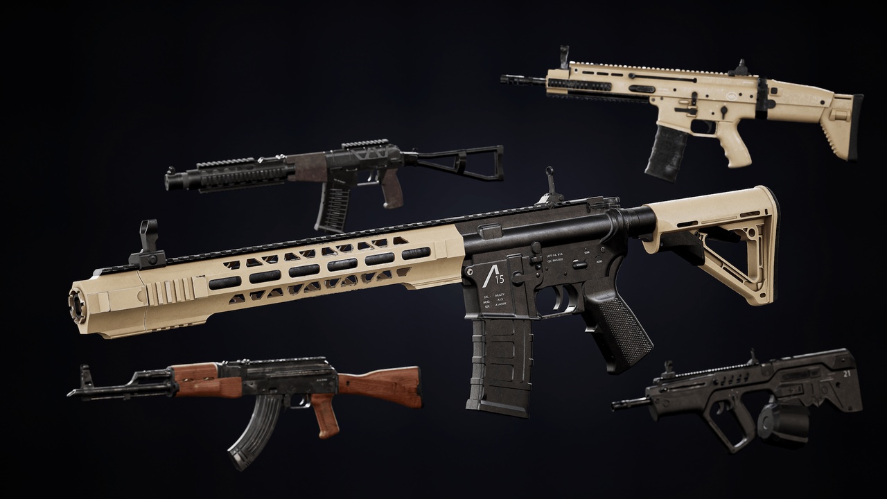 Media 1 for listing Modular Weapon Pack: Assault Rifles