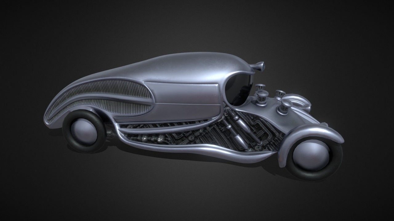 Media 1 for listing Dystopian Vehicle (HR Giger style)