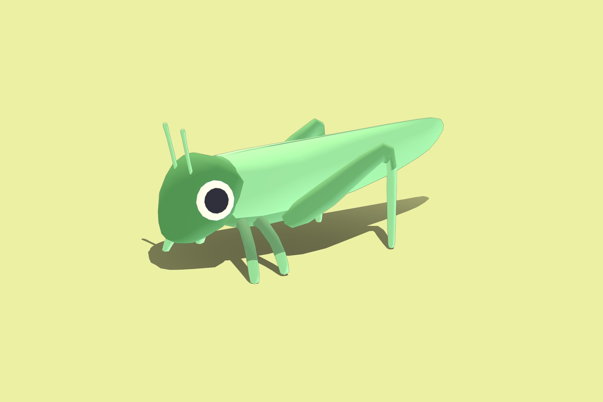 Media 1 for listing Sickle Bearing Bush Cricket - Quirky Series