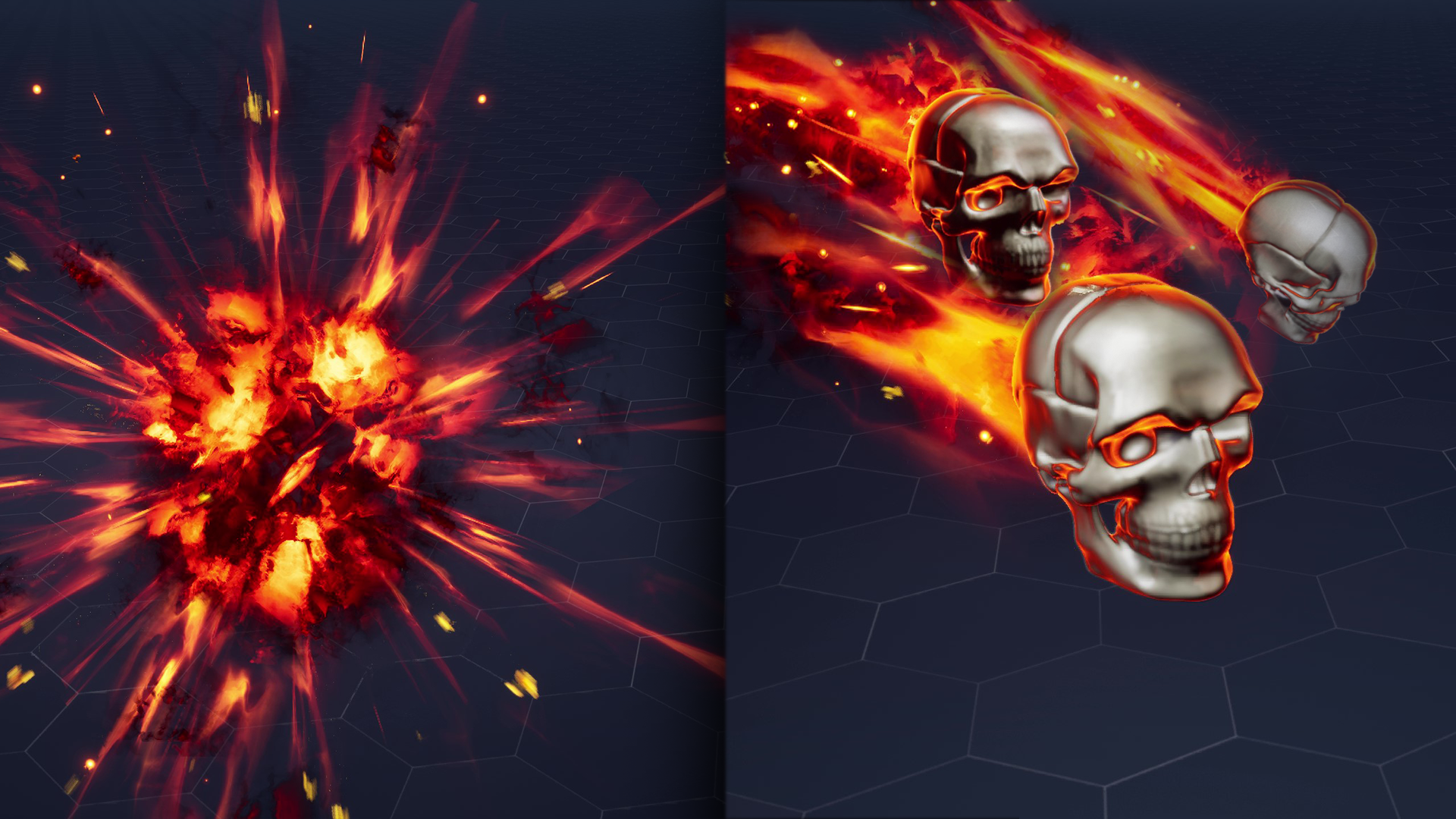 Skull Fireball VFX | Fab