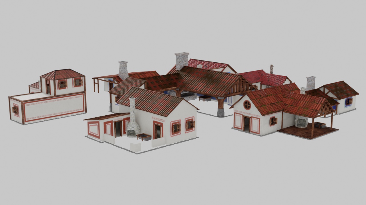 Media 1 for listing Medieval Houses PACK