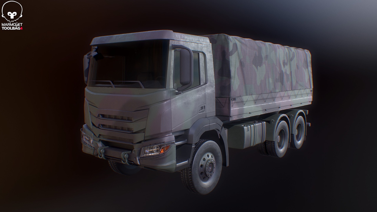 Media 1 for listing Generic 6x4 Military Camo Truck