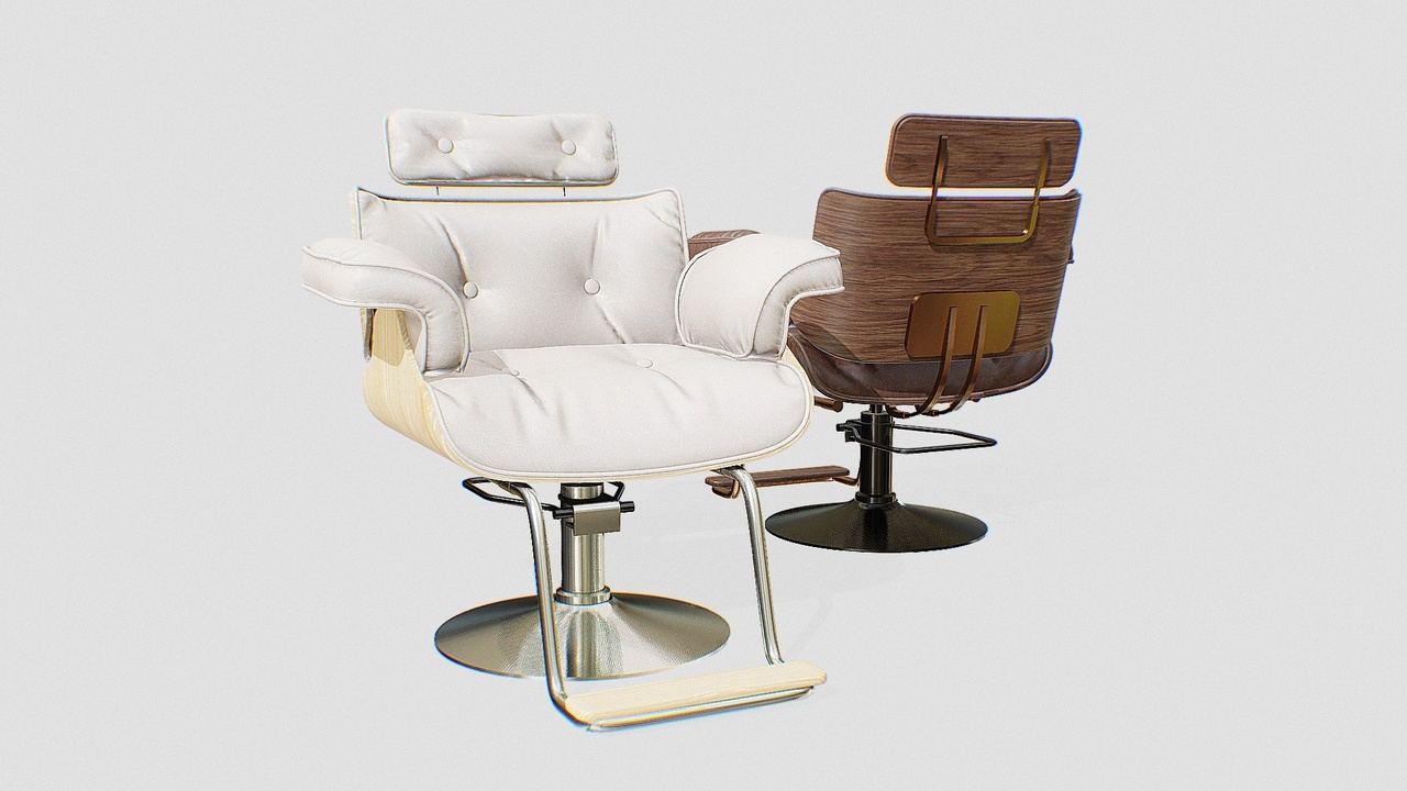 Media 1 for listing Modern Barber Chair 01