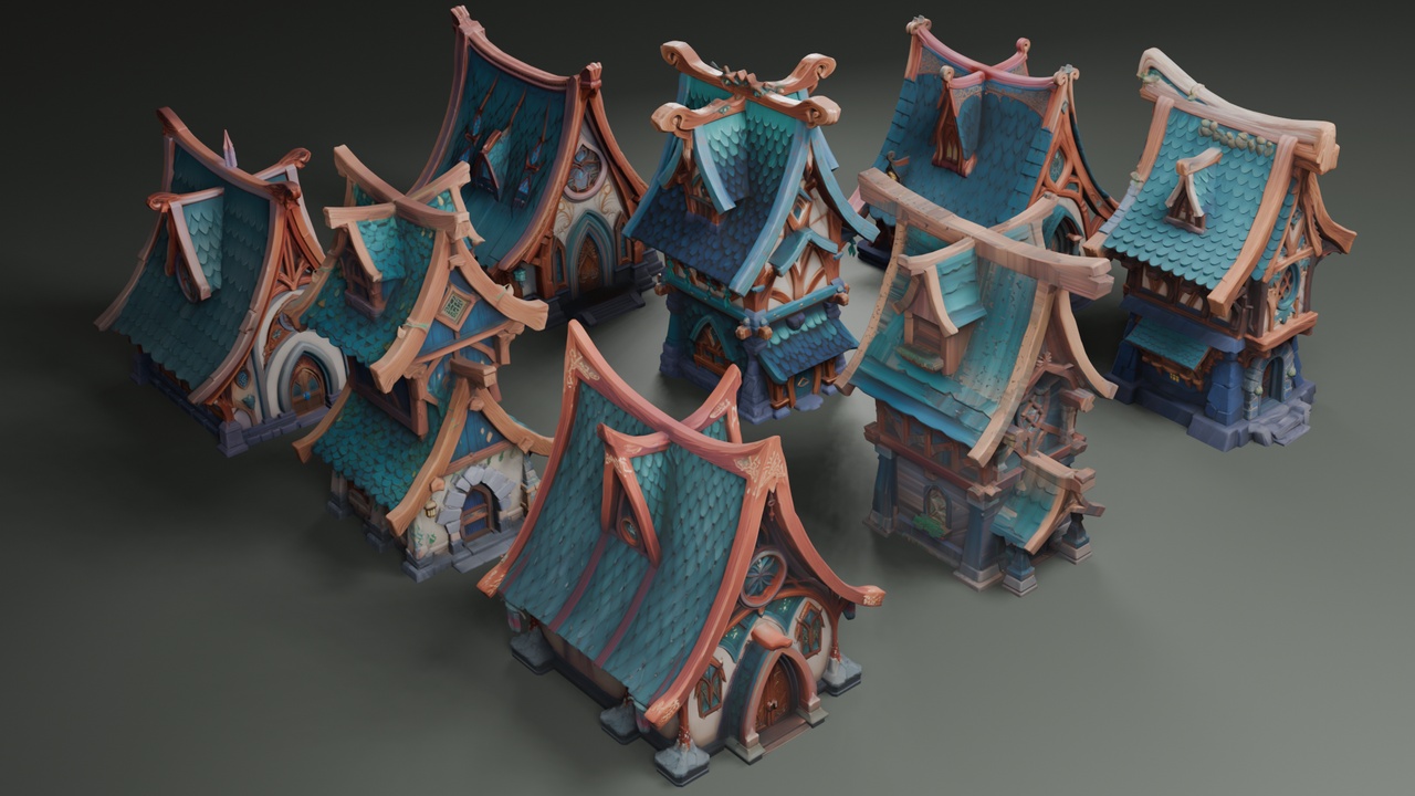 Media 1 for listing Stylized Elven Architecture Set 1🧝‍♂️