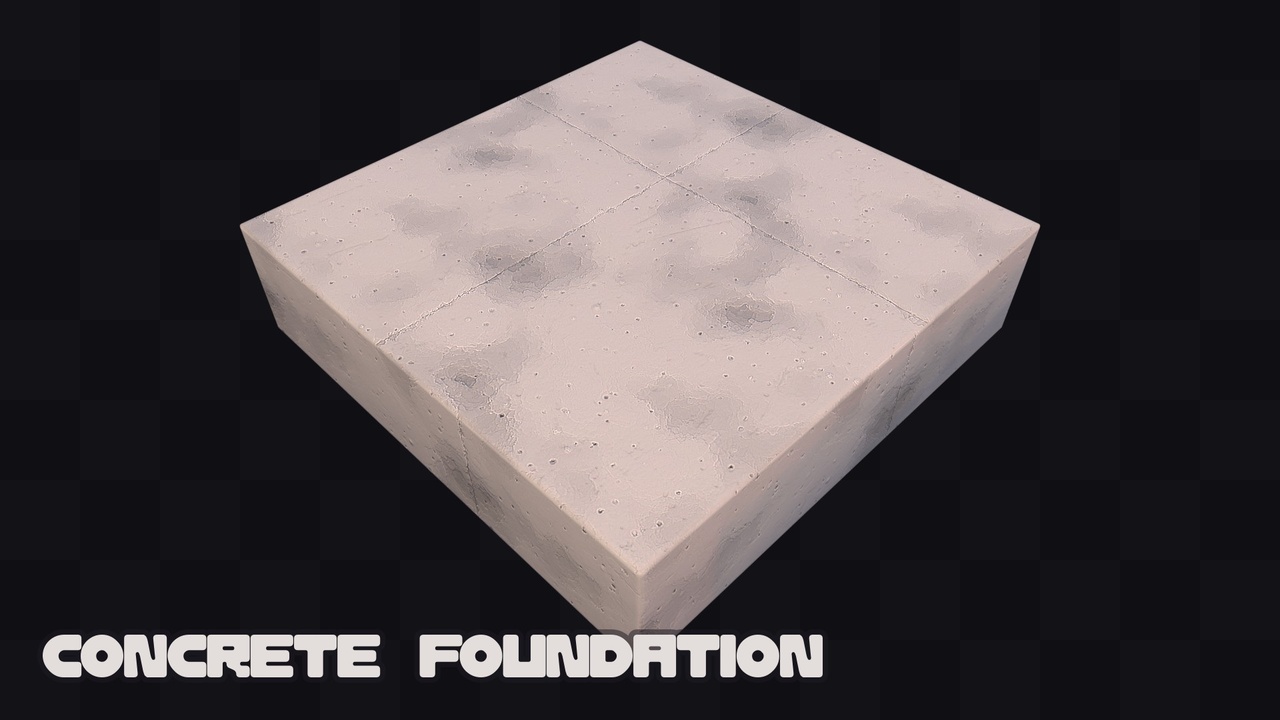Media 1 for listing CONCRETE FOUNDATION 200x200x50 CM