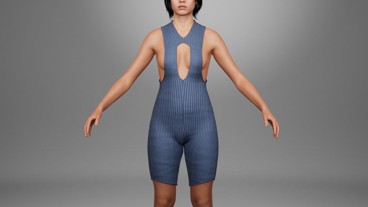 Media 1 for listing Bodysuit - Swimsuit - Metahuman outfit - Compatible with all MH body