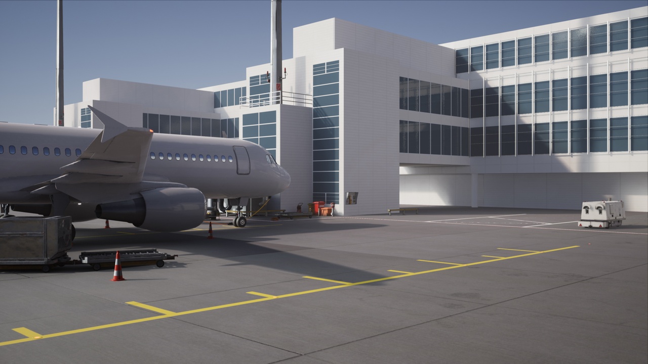 ThreeDee Airport Asset Pack | Fab