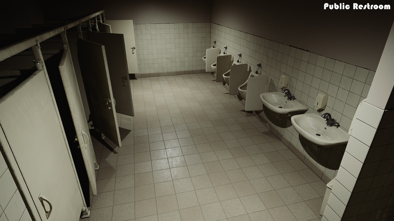 Media 1 for listing Public Grubby Restroom "Two Styles"