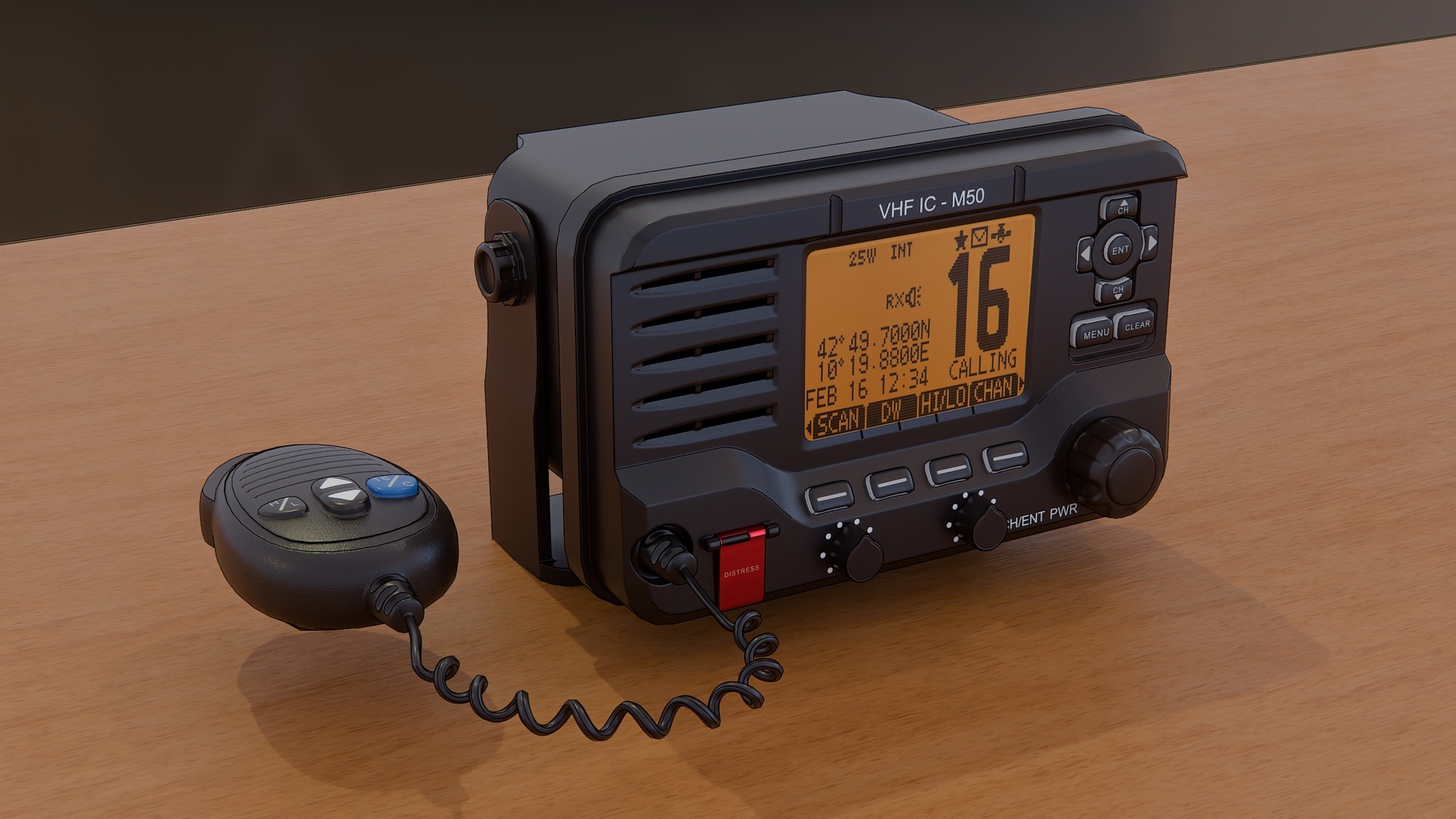 Media 1 for listing Marine VHF Radio Transceiver with Microphone