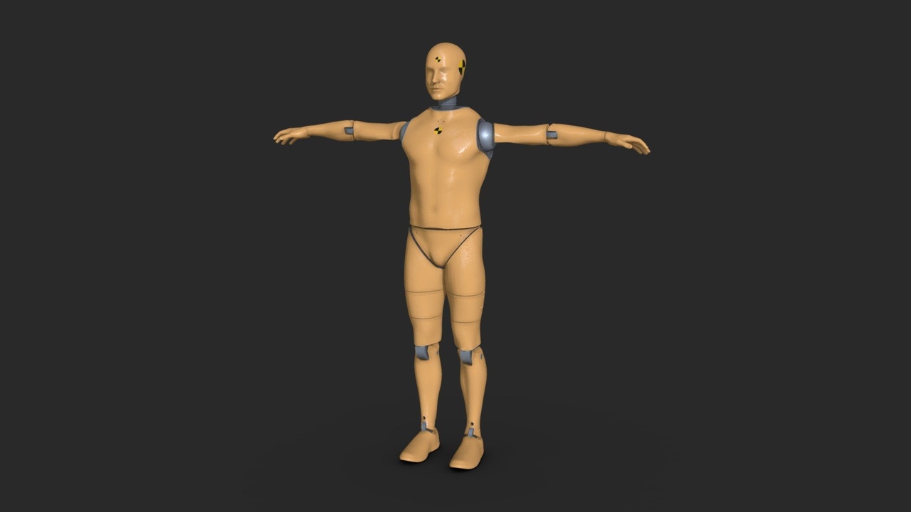Media 1 for listing Crash Test Dummy - Rigged