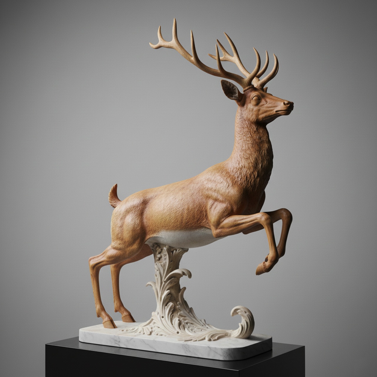 Media 1 for listing Classic Decorative Deer Sculpture