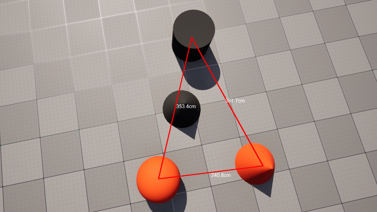 Actors distance measurement tool | Fab